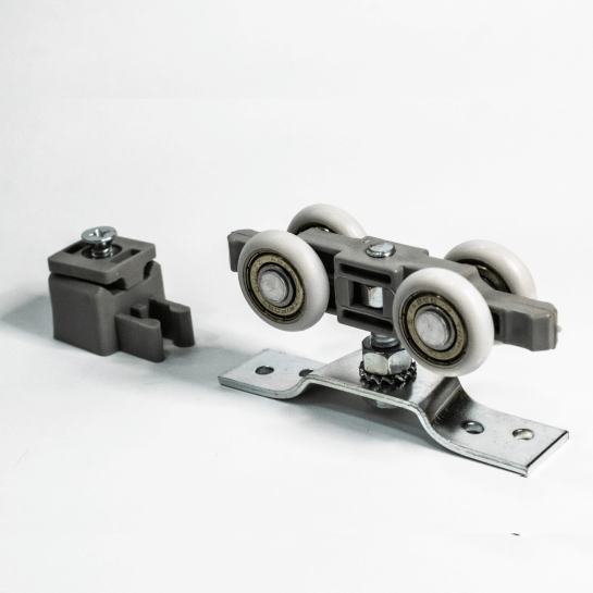 Sistema Deslizante Suspenso para Porta de Arm&aacute;rios e de passagem com Roldana Convexa - PF 100V