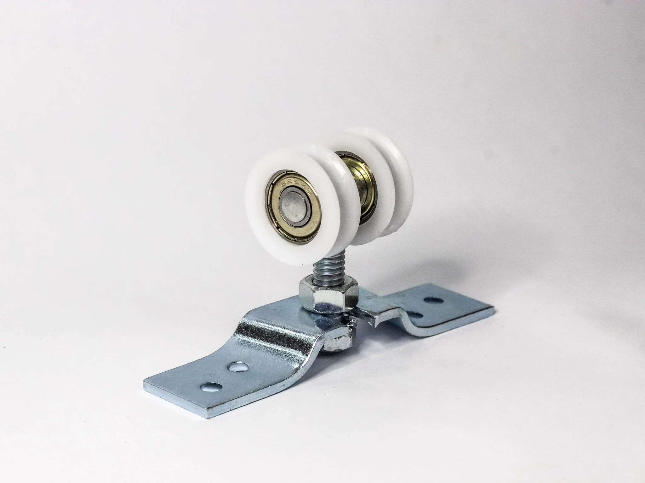 Roldana C&ocirc;ncava 2 Rodas com Base Elevada com Rolamento