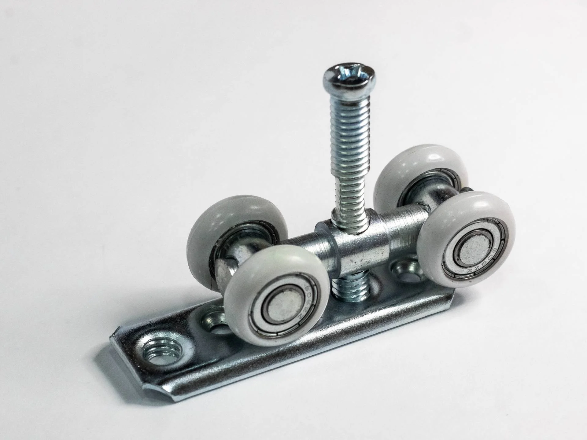 Roldana Convexa 4 Rodas Base Reta