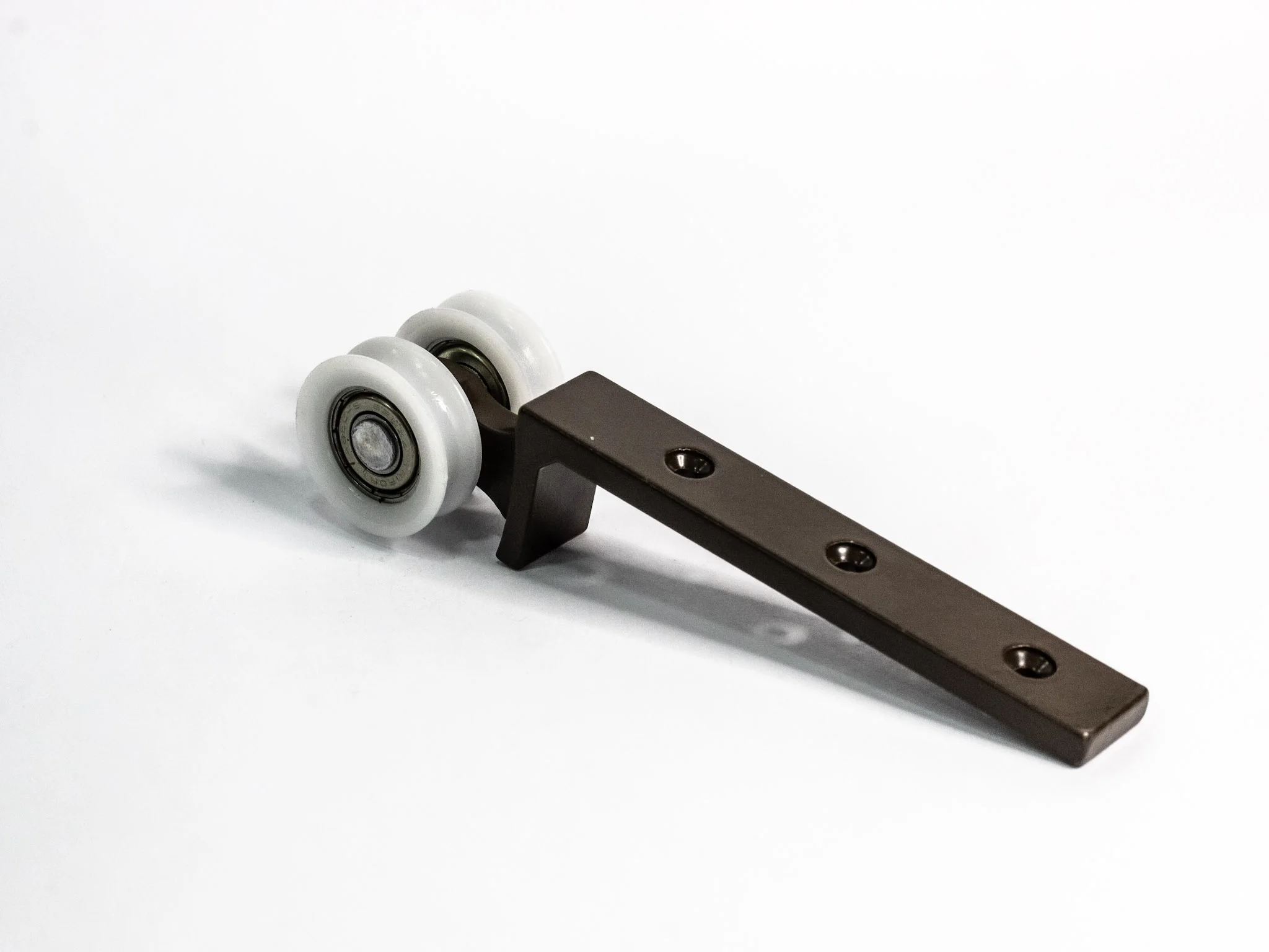 Roldana C&ocirc;ncava Fixa 2 Rodas Lateral Aluminio