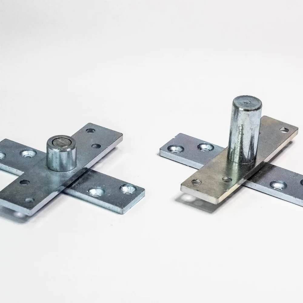 Pivotante Zincado Cromado em A&ccedil;o com Rolamento 250kg