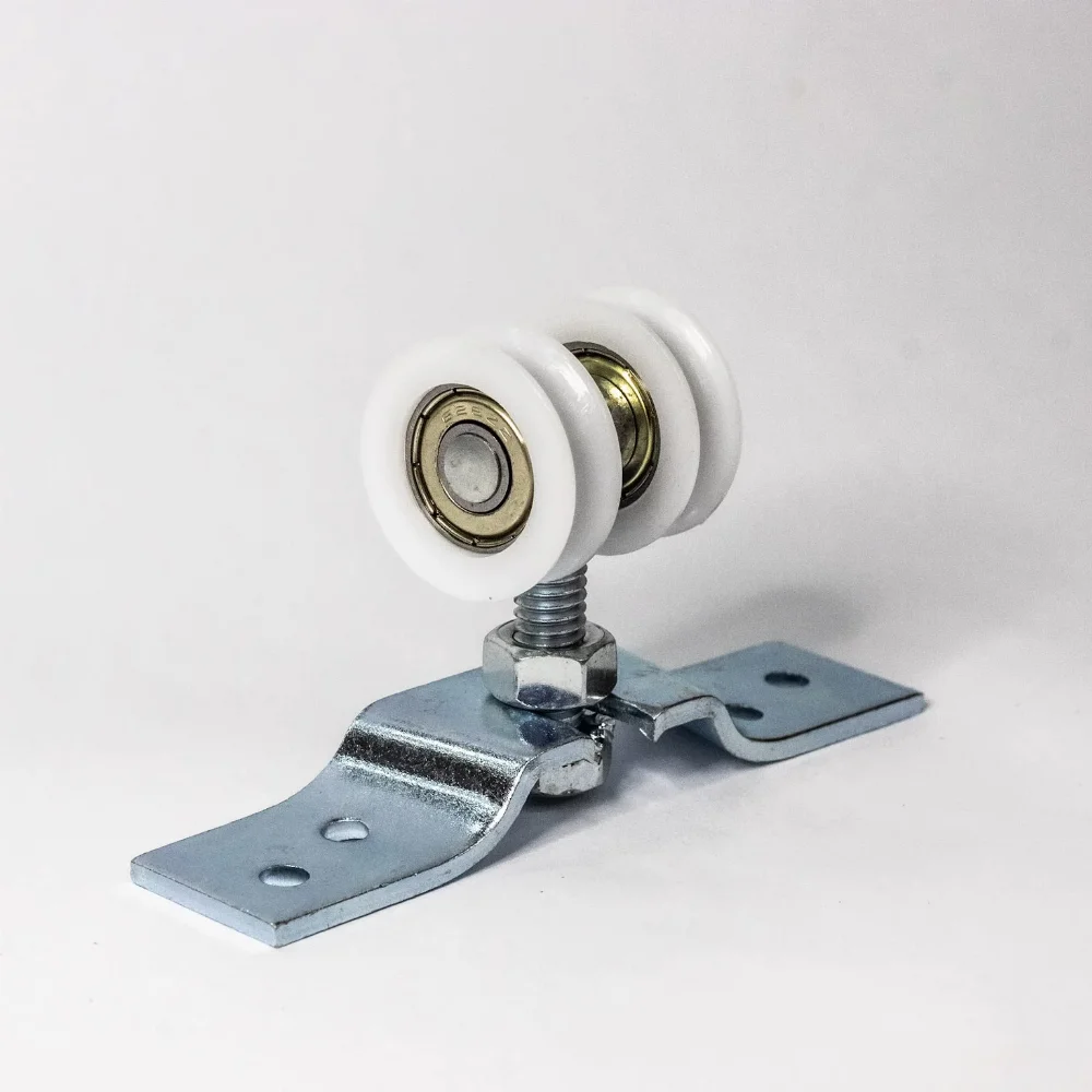 Roldana C&ocirc;ncava 2 Rodas com Base Elevada com Rolamento