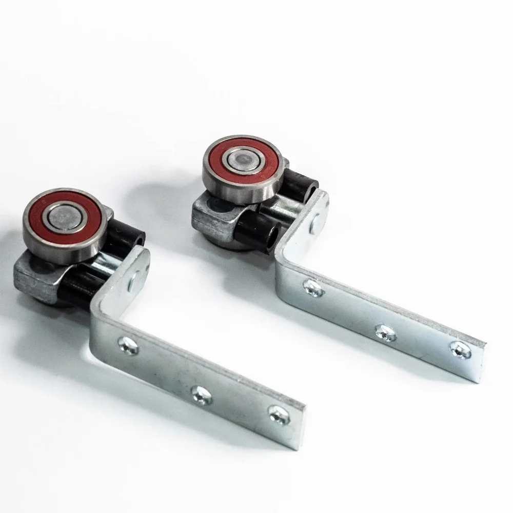 Roldana Reta Fixa 2 Rodas em A&ccedil;o Lateral com Rolamento